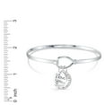 thumbnail image 3 of Little Luxuries Women's Sterling Silver "I Love You to The Moon and Back" Bangle Bracelet, 3 of 3