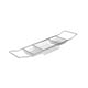 thumbnail image 5 of Bandeja de baño de acero inoxidable, estante para bañera, organizador de ducha, bandeja para bañera, tabla de baño ajustable para baño, ducha, toalla, Plata, 5 of 8