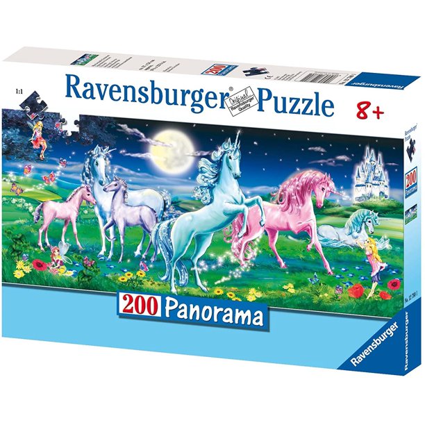 Ravensburger 200 Piece Discover and Learn Puzzle Amazing Unicorns