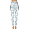 thumbnail image 2 of Cinnamoroll High Waisted Leggings for Women, Yoga Pants with Pockets, Soft Athletic Tummy Control Pants for Running Yoga Workout, 2 of 5