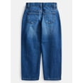 thumbnail image 2 of Wonder Nation Boys Relaxed Straight Leg Denim Jeans, Sizes 4-16, 6-10 Slim & Husky, 2 of 3
