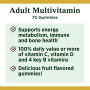 Nature's Bounty Adult Multivitamin Gummies 75 Each (Pack of 6)