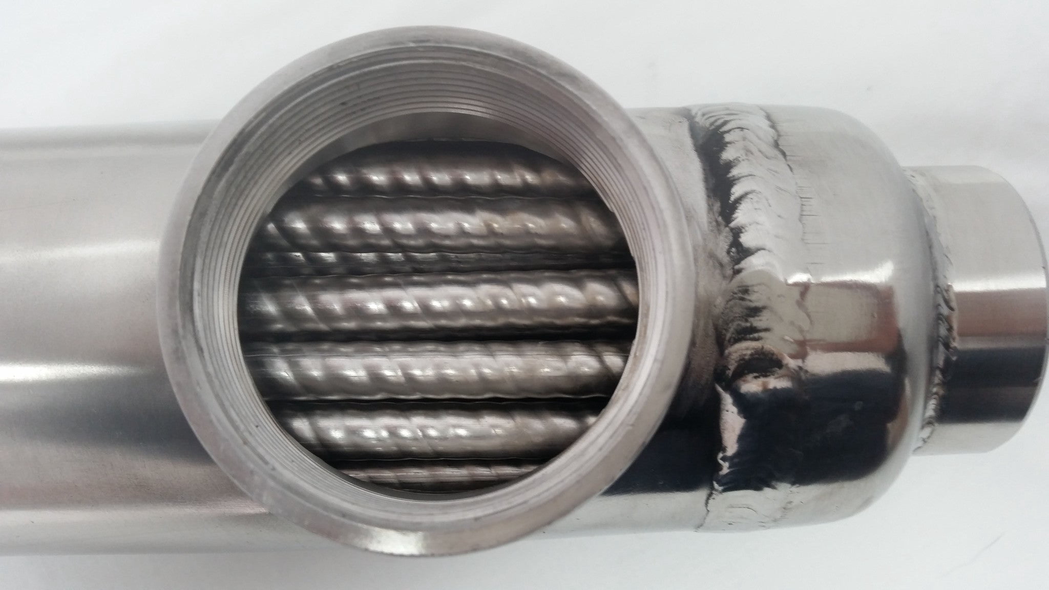 360,000 BTU Stainless Steel Tube and Shell Heat Exchanger for Pools/Spas  os
