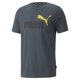 thumbnail image 1 of Playera Puma ESS+ 2 Col Logo Tee para Hombre 586759-42 azul petroleo S, 1 of 5