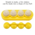 thumbnail image 4 of Molde para bento de arroz con forma de bola pequeña, de material PP de grado alimenticio, para hacer tú mismo, con cuchara, 4 of 11