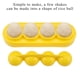 thumbnail image 4 of Molde para bento de arroz con forma de bola pequeña, de material PP de grado alimenticio, para hacer tú mismo, con cuchara, 4 of 11