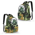 thumbnail image 2 of Xixirimido Cartoon Crocodile Truck Camo Print Kids School Bag 17" Backpack for Boys & Girls Lightweight Large Capacity Bookbag for Elementary Middle High School Students, 2 of 8