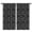 Black Gothic Skull, variant on Blackout Kids Curtains,Black Gothic Skull Cat Pattern Childrens Insulated Curtains Set Of 2,Bedroom Essentials,Toddler Room Decor 42x54in(106x137cm)