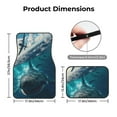 thumbnail image 5 of Naloa Airplane Shark Car Foot Mat Set of 4 Pieces - Universal Floor Liner Neoprene Full Set Floor Mats for Cars Trucks SUV, 5 of 7
