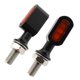 thumbnail image 5 of Motocicleta Mini luz de señal Bombilla de lámpara de delantera Lámpara pequeña Universal para Repuestos Reemplazar Street Bike Lámpara Negro Naranja, 5 of 7