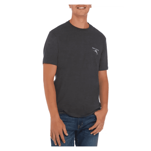 Tommy Bahama Men's Physical Therapy Graphic T-Shirt,Coal Heather, M