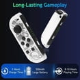 thumbnail image 4 of Control Inalámbrico (L/R) Joypad Compatible con Control Nintendo Switch, Compatible con Control Turbo/vibración/movimiento con Iluminación, 4 of 7