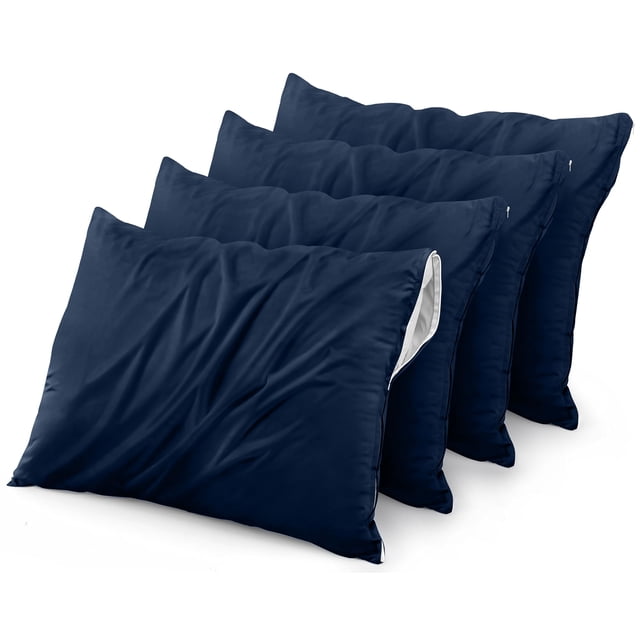 Protectores de almohada Utopia Bedding, impermeables, estándar, paquete de 4