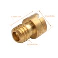 thumbnail image 4 of 10 Pcs Filetage de Carburateur de Moto Filetage Professionnel Sélectionne Cuivre premium; Ensemble d'Outils de Jet Principal Rond Remplacement de Moteur pour Buse Kenhin 50cc 78-95, 4 of 7