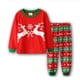 thumbnail image 1 of Conjunto de pijama de dibujos animados para niños y niñas, ropa de dormir de algodón, de Navidad, novedad, 1 of 4