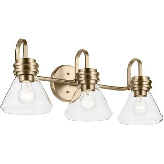 Kichler 55155Clr Farum 3 Light 26" Wide Vanity Light - Bronze