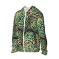 thumbnail image 2 of Balery Succulents Men's Women's UPF 50+ Sun Protection Lightweight Hoodie Performance Long Sleeve Shirt for Fishing Running-X-Large, 2 of 9
