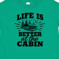 thumbnail image 4 of Inktastic Life is Better at the Cabin with Trees and Moon Boys or Girls Baby T-Shirt, 4 of 5