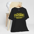 thumbnail image 3 of The Beat Father of the Galaxy Black T-Shirt - Dad Tee | Cool Father's Day Gift | Sci-Fi Dad Shirt, 3 of 8
