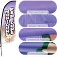 thumbnail image 3 of QSUM Manicure Pedicure Swooper Flag, 7FT Manicure Pedicure Advertising Feather Flag with Pole Kit,  Manicure Pedicure Business Sign, 3 of 5