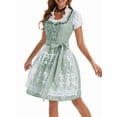 thumbnail image 3 of Oktoberfest Outfits for Women Dirndl Dress for German Traditional Bavarian Costume Green XXXL, 3 of 8
