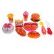thumbnail image 2 of 10 piezas de plástico ños cocina juguetes juego de comida rápida juego de simulación juego juguete Sunnimix Juguetes de cocina para niños, 2 of 8