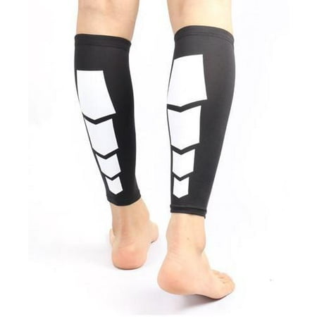Calf Compression Running Sleeve  Available in Multiple Sizes & Colors - Medical Grade Strong Calf Support Graduated Pressure Sports Running Recovery Shin Splints Varicose Veins CVD