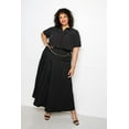 thumbnail image 2 of Pleated Cropped Shirt And Maxi Skirt Set, 2 of 2