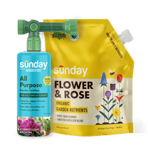 Sunday Garden Fertilizer Essentials Kit: WonderFert Plant Food Flower & Rose Plant Food – 900 sq. ft.