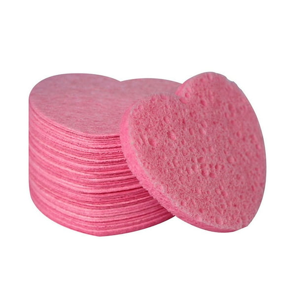 50 Count Compressed Facial Sponges for Washing Face Sponges Exfoliator Sponge for Skincare Routine and Makeup Remove
