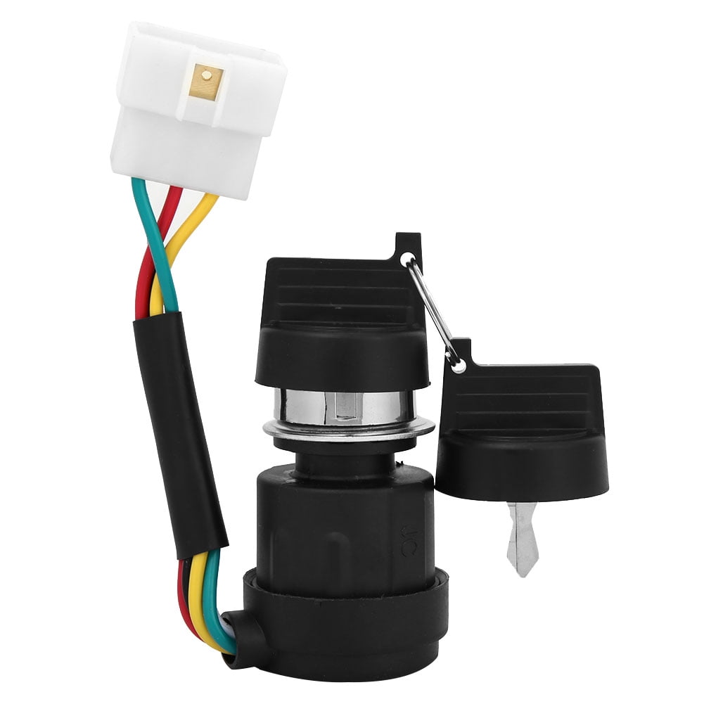 Gas Generator Ignition Key Switch, 178F Ignition Key Switch, With 2 Keys For Tiller Start Switch  Cooled  Engine