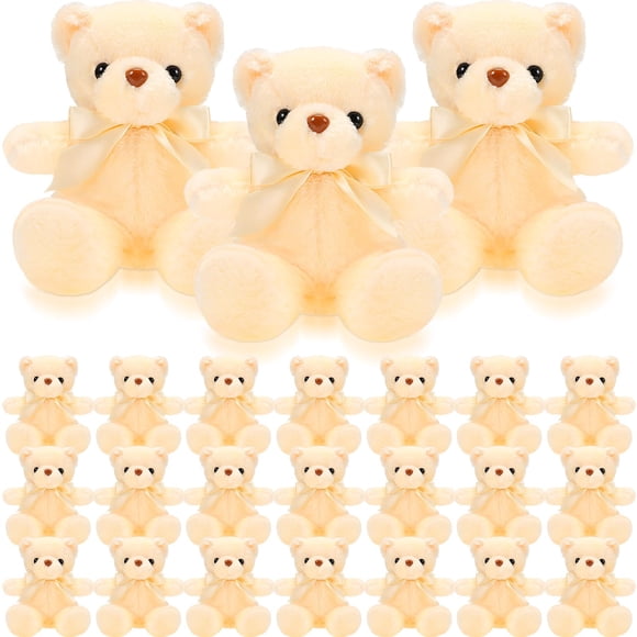 Peluche de peluche Hyden Bear, 30 cm, 24 unidades, para bebé, color beige