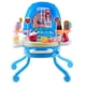 thumbnail image 2 of Hamburguesa eléctrica de plástico, , pizza, bricolaje, juego de juguetes de simulación para pequeños, diseño de maleta, fácil de transport azul Baoblaze Juego de cocina, 2 of 8