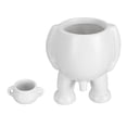 thumbnail image 2 of Maceta de Cerámica, Maceta Suculenta Little Man Pees Con Orificio de Deneze, Decretación Moderna para interiores y Exteriores, Macetas de Cerámica para lirios, Cactus,, 2 of 7