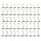 thumbnail image 1 of 50 clips de metal huecos para carpetas, abrazaderas de papel duraderas multiusos para documentos, certificados, billetes, ropa, color plateado, 1 of 5
