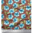 thumbnail image 1 of Soimoi Rayon Fabric Hummingbird & Floral Print Fabric by Yard 42 Inch Wide, 1 of 1