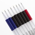 thumbnail image 4 of BAZIC Ballpoint Prima Black Blue Red Stick Pens, Soft Grip 1.0 mm, (8/Pack), 1-Pack, 4 of 7