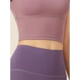 thumbnail image 4 of PISONIC Women's Athletic Crop Top with Cross-Back Design and Built-In Bra Pads - Short Sleeve Activewear for Running, Yoga, Cycling - Breathable, Stretchy, Cycling Top | Cross Back Design, 4 of 10