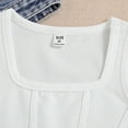 thumbnail image 6 of KyCheLot Girl's Going out Tops Cute Crop Tops Casual Square Neck Sleeveless Trendy Tank Shirts 8-14 Years, 6 of 7