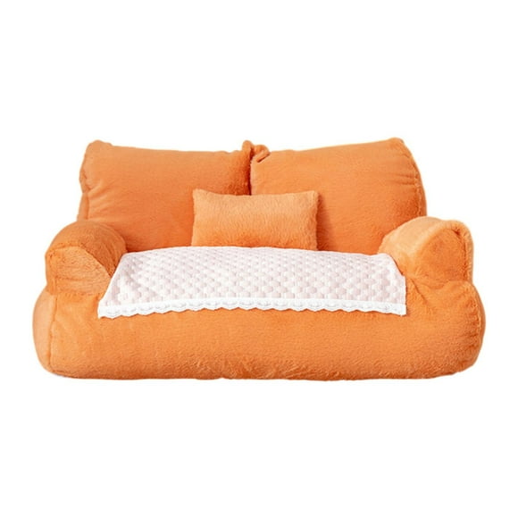 Almencla Cat Sofa Anti Slip Bottom Nest Dog Cat Couch for Puppy Indoor Cats All Breed XL