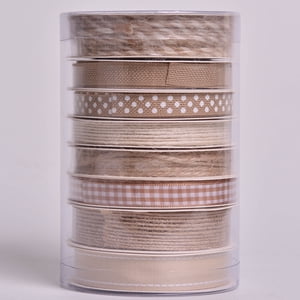 Yama Ribbon Natural Ribbon Tower, 8-Piece Set