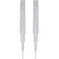thumbnail image 1 of LAICAIW Silver Rhinestone Crystal Bridal Chandelier Long Tassels Dangle Earrings for Wedding, 1 of 6