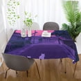 thumbnail image 5 of Yayeee Tablecloths for Rectangular Tables 54 x 54 inch Party Table Cover, White Cat Walking, 5 of 6