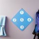 thumbnail image 4 of unbranded 2Ud Azul Doble Objetivo De Flecha Para Pared Entrenamiento De Arquería Y, 4 of 8