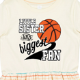 thumbnail image 4 of Inktastic Little Sister and Biggest Fan Basketball Player Girls Toddler Dress, 4 of 5