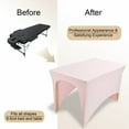 thumbnail image 4 of HLONK Massage Table Sheet  Microfiber Soft Facial Bed Cover  Pink, 4 of 11