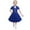 Z04-Navy, variant on Gelikeya Girls Easter Dresses Size 10 Party Sleeveless Gown Dress Kid Dots Prints Floral Children Girl Clothes Dresses(Toddlers, Blue, 7-8 Years)