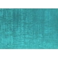thumbnail image 1 of Ahgly Company Machine Washable Indoor Rectangle Oriental Turquoise Blue Industrial Area Rugs, 6' x 9', 1 of 4