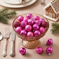 thumbnail image 6 of Neoargh 36 Pack 1.18‑Inch Hanging Christmas Baubles Set, Plastic Ornaments for Xmas Tree Decor, Watermelon Red, 6 of 6