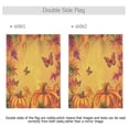 thumbnail image 2 of Ryvnso Fall Pumpkins Sunflower Butterfly Pattern Garden Flag 28x40 Inch Double Sided Seasonal Yard Decoration, 2 of 6